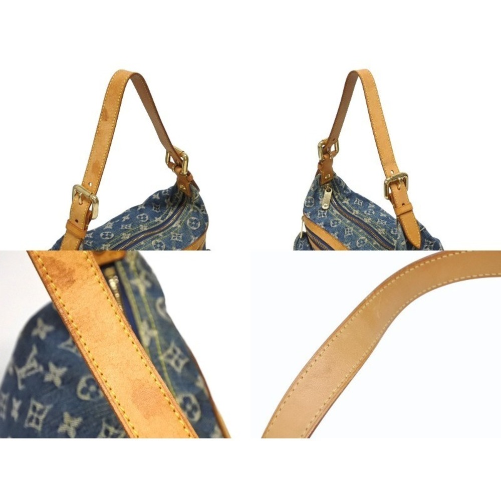 Louis Vuitton Blue Indigo Denim Shoulder Monogram Bag Baggy - Picture 5 of 9